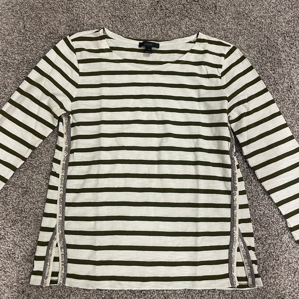 Jcrew striped shirt size XS